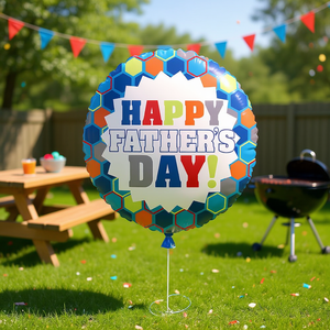 Ballons de fête Joyeuse fête des pères 45 cm 12 pièces par sac - Product Image 3