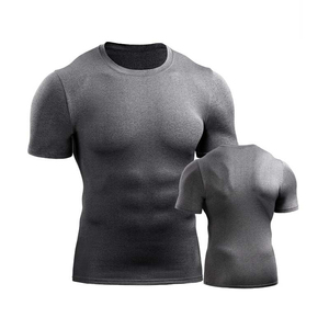 Vente chaude Chemises De Compression Personnalisé Spandex Polyester Respirant Vêtements De Course Jogging Porter Gym Porter Compression T-Shirt - Product Image 6
