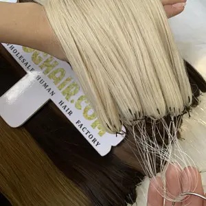 Feathering Hair OEM Service Full Colors Hair Extensions 100% Vietnamese Hair Customize Package Yoghair Supplier