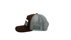 หมวกแก๊ปตาข่ายปักโลโก้ตามสั่งขายส่ง หมวก 5 แฉก ผ้าฝ้ายด้านหน้าตาข่ายสีขาว ปักลาย 3 มิติ หมวก Snapback หมวกกีฬา - Product Image 2