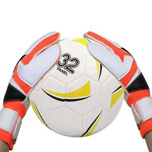 Gants de gardien de but de Football en cuir Latex, prix d'usine en gros, impression personnalisée, gants de gardien de but de Football - Product Image 5