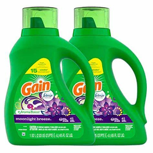 Detergente Líquido para Ropa Gain al por Mayor, Aroma Original, 107 Cargas, 154 Onzas Líquidas - Product Image 1