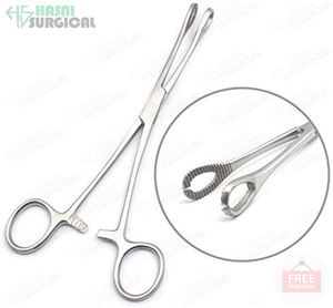 Fórceps de sujeción de esponja de alta calidad fórceps quirúrgicos de acero inoxidable de alta calidad Embalaje personalizado Aprobado por CE ISO - Product Image 3