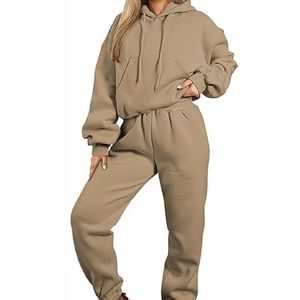 Conjuntos de chándal con capucha para mujer de calidad profesional Ropa estampada de peso pesado con pantalón Características de talla grande - Product Image 3