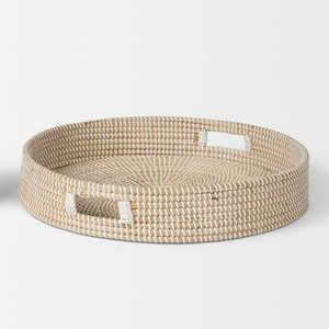 ถาดเสิร์ฟตกแต่งบ้านทำจากหญ้าทะเล ดีไซน์สั่งทำพิเศษ สำหรับห้องนั่งเล่นและห้องครัว คุณภาพสูง - Product Image 4