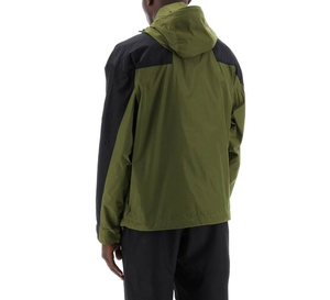 100% Polyester Lightweight Anorak Jacket Water Resistant Color Block Windproof Windbreaker Jacket for <b>Men</b> - Product Image 3
