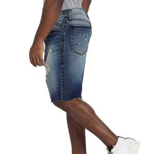 Pantalones Cortos Vaqueros Vintage de Algodón 100% para Hombre, Estilo Casual de Verano, Lavado Ácido, Desgastado, Roto, Impermeable - Product Image 6