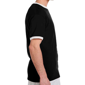 เสื้อยืดฟิตเนสผ้าฝ้าย100% สำหรับผู้ชายเสื้อยืดฟิตเนสแบบออกแบบโลโก้ได้ตามต้องการ - Product Image 4