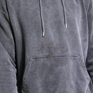 Sudadera con Capucha de Felpa Lavada al Ácido Bordada Personalizable con Diseño Creativo Atrevido, Estilo Contemporáneo Elegante, Suministro OEM de Invierno - Product Image 3
