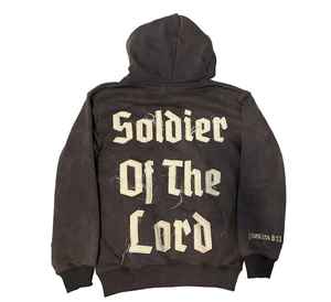 เสื้อมีฮู้ดสำหรับผู้ชาย400 GSM เสื้อมีฮู้ดแนววินเทจแบบเรียบ - Product Image 3