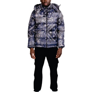 Fait sur mesure de haute qualité en gros Offre Spéciale doudoune d'extérieur pour hommes Veste en duvet à capuche tendance et élégante Veste en duvet respirante pour l'hiver - Product Image 1