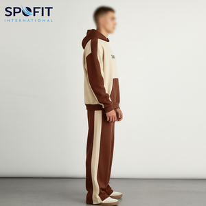 Ventes en gros de survêtements pour hommes de haute qualité, logo personnalisé OEM, survêtement imprimé, 100% coton, respirant, léger, sweat-shirt - Product Image 3