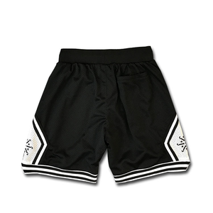 Short de basket-ball noir personnalisé pour hommes short en maille séchage rapide respirant short d'entraînement athlétique vêtements de sport avec logo - Product Image 3