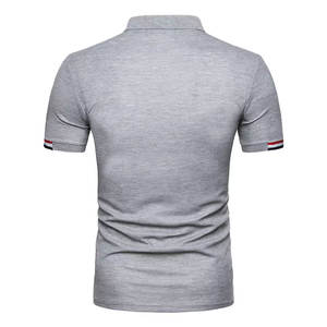 Polo pour homme grande taille 100% polyester avec logo imprimé personnalisé Polo de sport de course à pied - Product Image 2