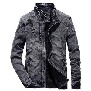 Veste en jean pour homme tendance et décontractée de la collection hiver, avec un tissu en coton biologique de qualité supérieure et respectueux de l'environnement - Product Image 1