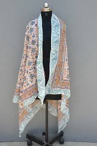 New Arrival Hand Block Print Cotton Bikini Cover Up Sarong For Women Gift For Her - Product Image 6