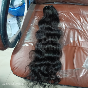 Extensions de cheveux humains bruts ondulés vierges indiens Faisceaux non traités à cuticule alignée Styles de génie stylisés Teints du vendeur de qualité - Product Image 6