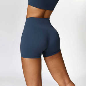 Mallas de Yoga de LICRA de nailon Premium para mujer, diseño de cintura alta sin costuras con muestra gratis a prueba de sentadillas, MOQ bajo, ropa deportiva - Product Image 5