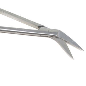 Ciseaux à suture manuels Debonairii, ciseaux angulaires super coupants en acier inoxydable, poignées dorées, usage médical, dentaire, vétérinaire, chirurgical, CE ISO - Product Image 4