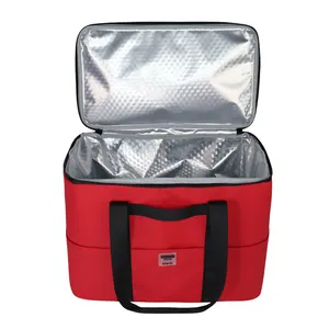 Лидер продаж, яркий цвет, индивидуальный логотип, изолированный тепловой уличный кулер для пикника, сумка-холодильник