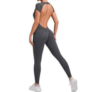 Ropa deportiva personalizada de 2 piezas, chándal deportivo, ropa acanalada, traje de gimnasio, conjuntos de Yoga para mujer - Product Image 1