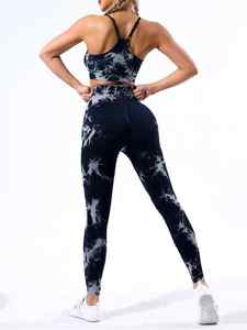 Fitness Yoga Wear 90% Nylon sin costuras Fitness deportes correr ropa Yoga ropa deportiva mujeres gimnasio entrenamiento al aire libre ropa Yoga conjunto - Product Image 2