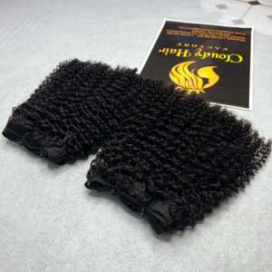 Prix d'usine en gros Cheveux frisés frisés non transformés en cheveux vierges frisés profonds humains pour tout le monde - Product Image 6