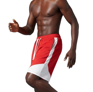 Streetwear Custom Men's short 100% Cotton Fleece 2 tone Quick Dry High Street Style Elastic Waist comfortable <b>hip</b> hop short - Product Image 1