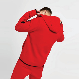 OEM Tech Fleece Regular Fit Unisex Invierno Con Capucha Sólido Ligero Chándal Marca Privada Jogger Conjuntos - Product Image 4