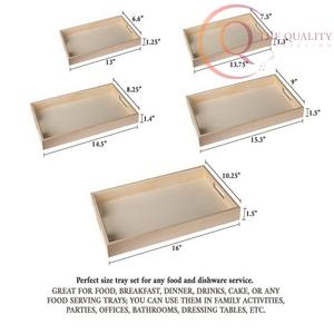 ถาดเสิร์ฟไม้ทำมือ ดีไซน์ธรรมชาติ เหมาะสำหรับบ้านรักษ์โลก - Product Image 4