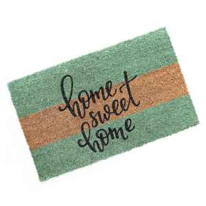 Alfombra de entrada de fibra de coco con base de PVC, antideslizante y ecológica. - Product Image 2