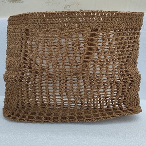 Sac en fibre de raphia naturelle tissé à la main, sac fourre-tout écologique à tissage ouvert pour la plage, les courses, la mode, sac durable fait à la main - Product Image 1