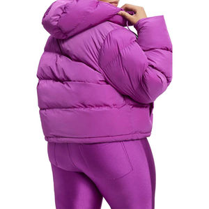 Stylish <b>Women</b> Puffer <b>Jacket</b> Nylon <b>Lightweight</b> Warm Quilted <b>Waterproof</b> Reversible Outerwear Comfortable Durable Everyday Casual - Product Image 3