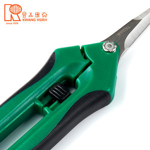 Kwang Hsieh DIY Ciseaux de jardinage en acier inoxydable avec poignée en plastique et poignée antidérapante - Product Image 6