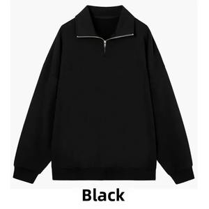 Sudadera brillante de Otoño/Invierno para mujer, nuevo estilo Pololapel Thin Topins, versión en blanco, Sudadera con capucha con diseño de cuello trasero - Product Image 5