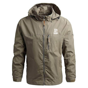 Vestes Softshell en Toile Imperméable pour Hommes en Gros, à Capuche, Qualité Premium, Légères, Design Personnalisé, Services OEM Disponibles - Product Image 1