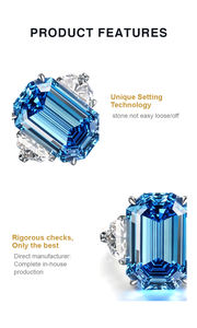 Образец OUCHEN, цена 9k/14k/18k, золото на заказ 14K, высокое золото, лабораторное выращенное бриллиантовое кольцо VVS, Обручальное Обещание - Product Image 6