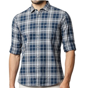 Logotipo personalizado Impresión Otoño Hombres Camisa Casual de manga larga - Product Image 3