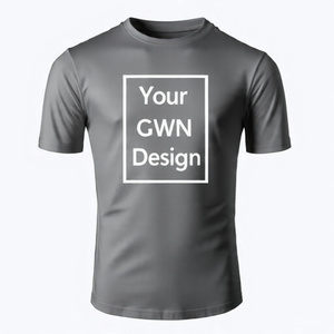 Vente en gros sérigraphié 100% polyester T-shirts de sport tricotés formels pour hommes T-shirts OEM personnalisés marque Logo imprimé - Product Image 2