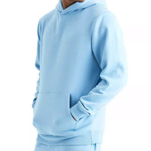 Survêtement à capuche pour homme 100% coton léger coupe-vent respirant couleur unie personnalisable OEM Vente en gros Fabricant pakistanais - Product Image 6