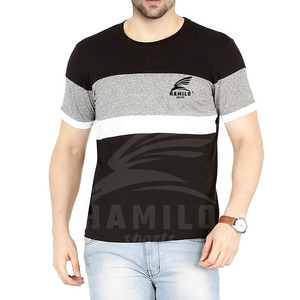 T-shirts décontractés pour hommes les plus vendus des fabricants professionnels, col rond, séchage rapide, imprimé numérique léger, coton/bambou, manches courtes - Product Image 1