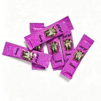 Boîte hexagonale violette la plus vendue pour miel végétal pur, emballage personnalisé en carton pour miel VIP à base de plantes