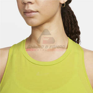 Débardeur décontracté pour femme de haute qualité, doux, respirant, à séchage rapide, en coton, pour le sport et la course, avec logo personnalisable, vente en gros par lots - Product Image 4