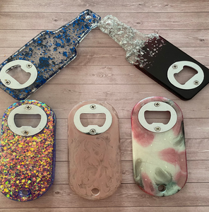 Abridor de resina, llavero redondo, artesanías y abrebotellas de Metal de resina, venta directa de fábrica, regalos de promoción de negocios personalizados - Product Image 2