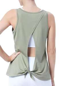 Débardeur musculaire en maille extensible/polyester pour femme Exoro Apparels EA-WTT-007, vente chaude 2025 - Style sportif respirant et léger - Product Image 5