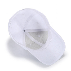 Gorra de Béisbol Ajustable y Elegante para Hombre y Mujer, 100% Algodón, Gorra de Papá Blanca con Impresión de Logotipo Personalizado - Product Image 5
