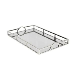 Durable heavy duty metal platter with smooth polished <b>surface</b> suitable for daily meals, parties and catering needs - Product Image 5