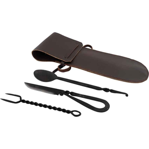 Couverts en cuir porte-cuillère vaisselle en acier inoxydable couteau fourchette cuillère organisateur d'accessoires ménagers à vendre - Product Image 2