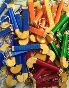 Hockey Stick Keychain Factory Sale New Mini Hockey Stick <b>Keyring</b> / Promotional Mini Hockey Keychain - Product Image 2