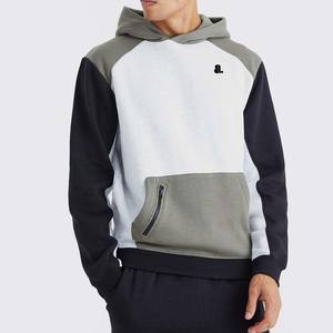 ชุดสเวตเตอร์แบบสวมหัวระบายอากาศได้ดีเป็นมิตรกับสิ่งแวดล้อมชุดวอร์มบล็อกสีกำหนดเอง2026ฤดูหนาว - Product Image 3